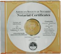 Notarial Certificates on CD